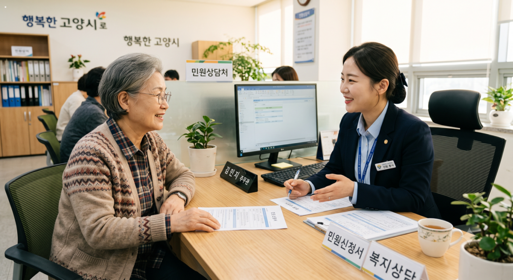 노령연금 감액 조건 상담 국민연금공단 민원실 senior consulting clerk